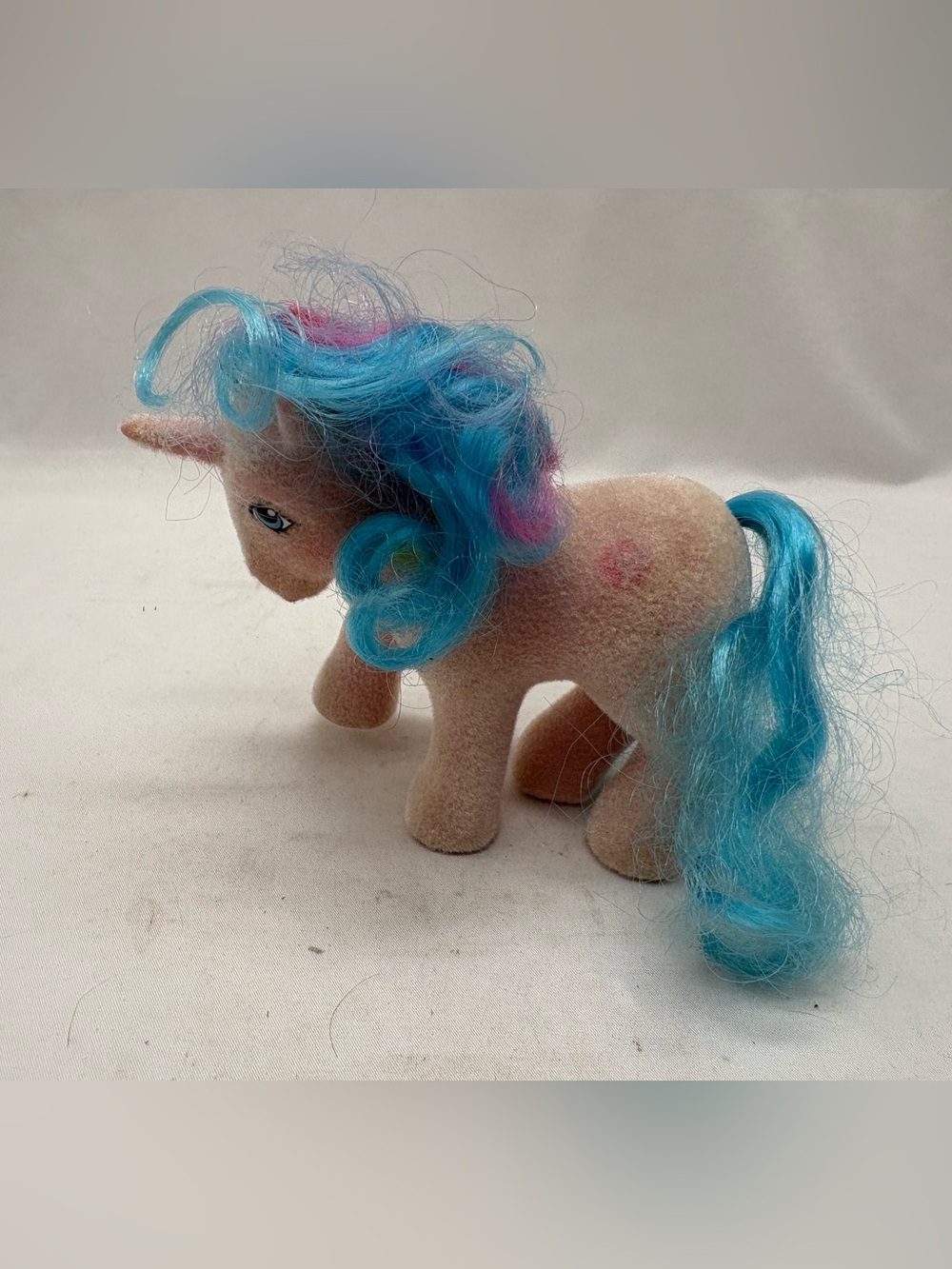 My Little Pony G1 MLP Buttons*  Flocked So Soft Unicorn Pony